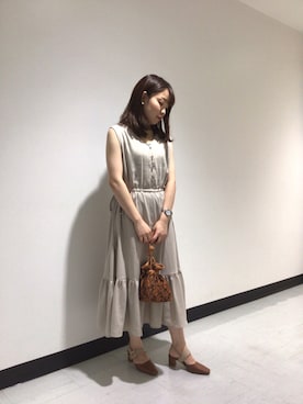 「ベルトデザイン」｜nanbacityさん（レディース・163cm）の夏コーディネート