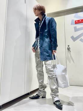 「アイテム（トレンチコート）」を使った、Sadaさん（メンズ・171cm）の秋コーディネート