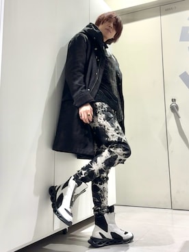 「アイテム（モッズコート）」を使った、Sadaさん（メンズ・171cm）の秋コーディネート