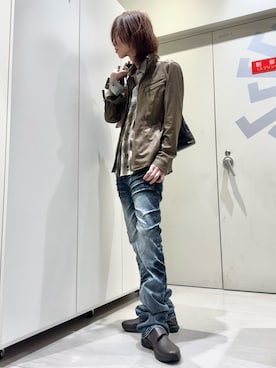 「TORNADO MART（トルネードマート）のアイテム」を使った、Sadaさん（メンズ・171cm）の冬コーディネート