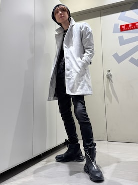 「アイテム（トレンチコート）」を使った、Sadaさん（メンズ・171cm）の秋コーディネート