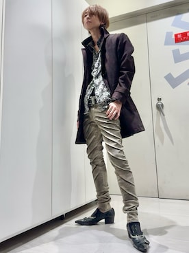 「アイテム（トレンチコート）」を使った、Sadaさん（メンズ・171cm）の秋コーディネート