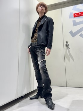 「ロック」｜「アイテム（トップス）」を使った、Sadaさん（メンズ・171cm）の秋コーディネート