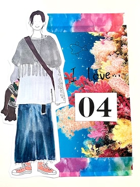 「CONVERSE（コンバース）のCONVERSE コンバース AS AG87CL HI/STRANGER THINGS 5 オールスターエイジド87CLHI/ストレンジャー･シングス5 31316473 PEACH（スニーカー、ピンク系）」を使った、DIVER.Kさん（レディース・157cm）の春コーディネート