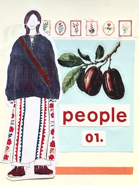 「Unitage（ユニテージ）のフェイクスウェードBIGトート（トートバッグ、ブラウン系）」を使った、DIVER.Kさん（レディース・157cm）の春コーディネート