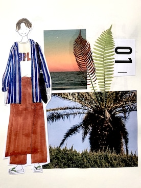 DIVER.Kさん（レディース・157cm）の春コーディネート