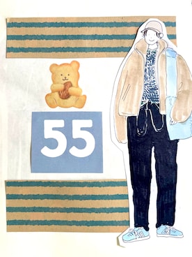 DIVER.Kさん（レディース・157cm）の春コーディネート