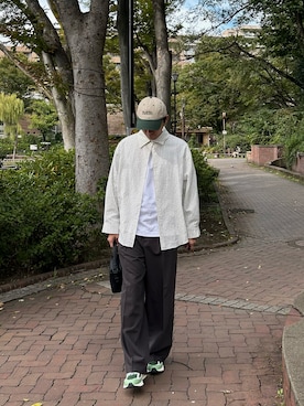 「GASTON LUGA（ガストンルーガ）のアイテム」を使った、ryomaさん（メンズ・170cm）の春コーディネート