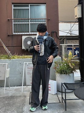 「Barbour（バブアー）のアイテム」を使った、ryomaさん（メンズ・170cm）の春コーディネート