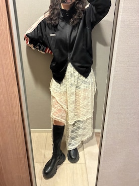 「ORiental TRaffic（オリエンタルトラフィック）のアイテム」を使った、朱さん（レディース・158cm）の春コーディネート