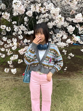 「MOUSSY（マウジー）のアイテム（ニット/セーター）」を使った、yksnow0903さん（レディース・165cm）の冬コーディネート
