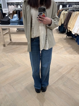 「アイテム（パンプス）」を使った、aoiさん（レディース・168cm）の冬コーディネート