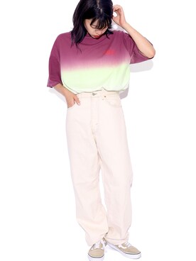 「THRASHER（スラッシャー）のアイテム（トップス、その他）」を使った、ROOPTOKYO_sakiさん（レディース・160cm）の夏コーディネート