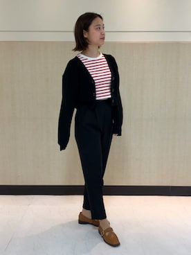「フレンチカジュアル」｜HIMIKO　名鉄 本店さん（レディース・160cm）の秋コーディネート