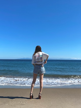 「moussyコーデ」｜iamwakana10さん（レディース・161cm）の夏コーディネート