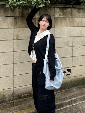 「almo（アルモ）のアイテム」を使った、めいかさん（レディース・159cm）の夏コーディネート