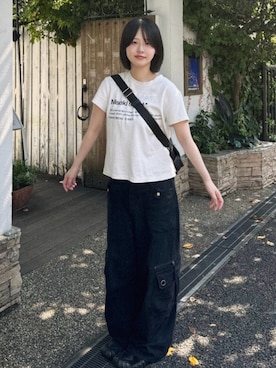 「FANCY CLUB（ファンシークラブ）のアイテム」を使った、めいかさん（レディース・159cm）の秋コーディネート
