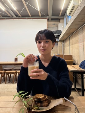 「GYMPHLEX（ジムフレックス）のアイテム」を使った、rikoさん（レディース・165cm）の秋コーディネート