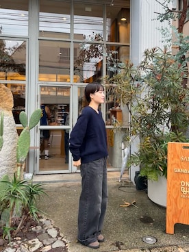 「GYMPHLEX（ジムフレックス）のアイテム」を使った、rikoさん（レディース・165cm）の秋コーディネート