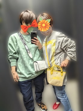 「アイテム（バレエシューズ）」を使った、kumakichikichi🏳️‍🌈さん（レディース・147cm）の春コーディネート
