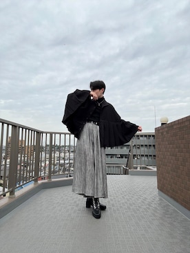 「アイテム（ベルト）」を使った、Ryujiさん（メンズ・168cm）の秋コーディネート