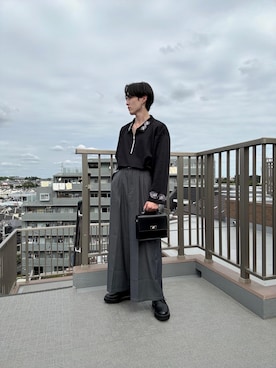 「アイテム（ドレスシューズ）」を使った、Ryujiさん（メンズ・168cm）の秋コーディネート