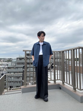 「アイテム（ドレスシューズ）」を使った、Ryujiさん（メンズ・168cm・20代）の夏コーディネート