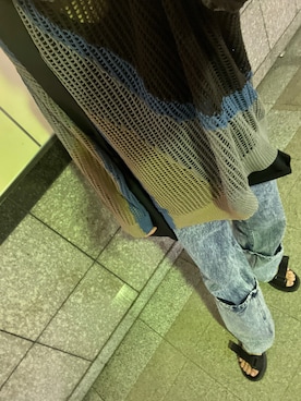 「HARE（ハレ）のアイテム（タンクトップ）」を使った、KAZUさん（メンズ・172cm）の春コーディネート