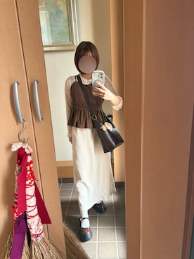 「アイテム（ドレスシューズ）」を使った、AKOさん（レディース・147cm）の秋コーディネート