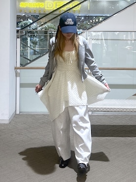 「FREE'S MART（フリーズマート）のアイテム」を使った、17mfmさん（レディース・158cm）の春コーディネート