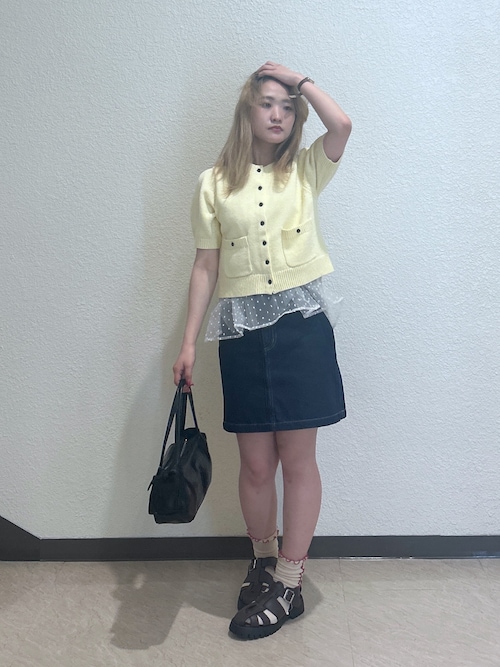 ★MAX MARA LEISURE★アウトレット★デニム風ミニスカート♪♪ フリーズ マート FREE'S MART マーメイドデニムミニスカート