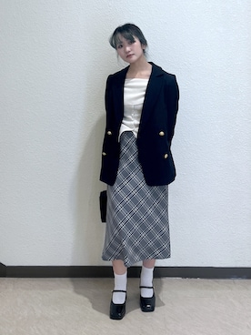 「FREE'S MART（フリーズマート）のアイテム（トートバッグ）」を使った、17mfmさん（レディース・158cm）の秋コーディネート