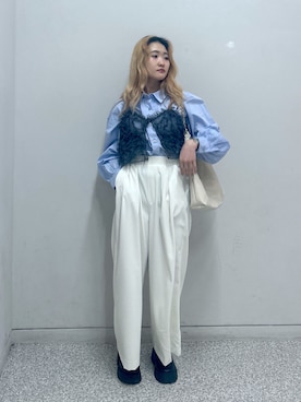 17mfmさん（レディース・158cm）の冬コーディネート