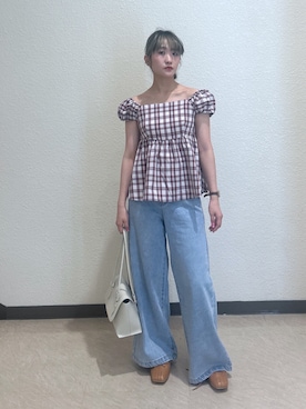 17mfmさん（骨格ナチュラル・レディース・158cm）の夏コーディネート