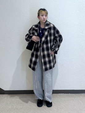 17mfmさん（レディース・158cm）の冬コーディネート