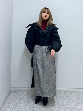 「FREE'S MART（フリーズマート）のアイテム（ジャケット/アウター）」を使った、17mfmさん（レディース・158cm）の秋コーディネート
