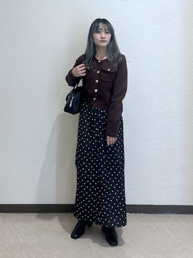 17mfmさん（骨格ナチュラル・レディース・158cm）の秋コーディネート