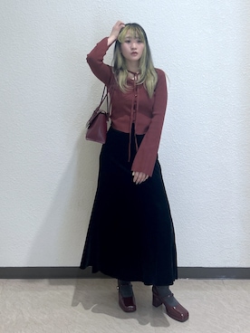 「アイテム（パンプス）」を使った、17mfmさん（レディース・158cm）の秋コーディネート