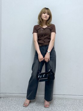 17mfmさん（レディース・158cm）の夏コーディネート