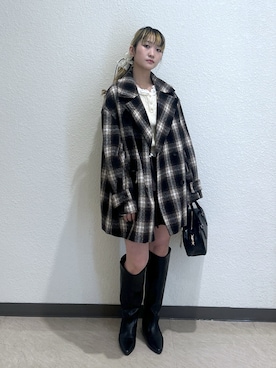 17mfmさん（レディース・158cm）の冬コーディネート