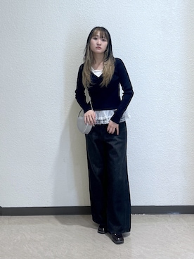 17mfmさん（レディース・158cm）の冬コーディネート