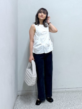 「FREE'S MART（フリーズマート）のアイテム（バレエシューズ）」を使った、17mfmさん（レディース・158cm）の夏コーディネート