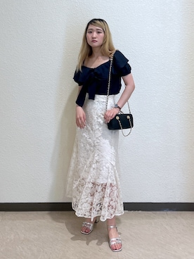 「FREE'S MART（フリーズマート）のアイテム」を使った、17mfmさん（骨格ナチュラル・レディース・158cm）の夏コーディネート