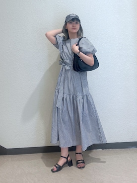 「アイテム（トートバッグ）」を使った、17mfmさん（骨格ナチュラル・レディース・158cm）の夏コーディネート