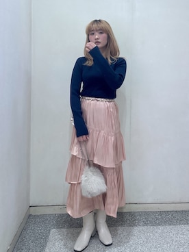 17mfmさん(レディース・158cm)の冬コーディネート