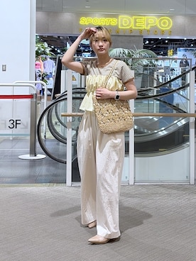 17mfmさん(レディース・158cm)の夏コーディネート