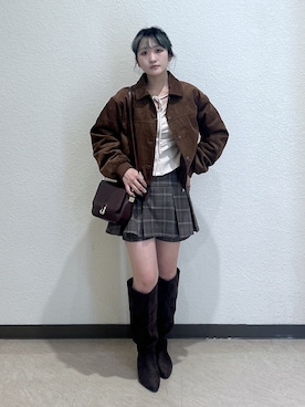 17mfmさん（レディース・158cm）の秋コーディネート