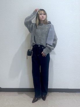 17mfmさん（レディース・158cm）の冬コーディネート