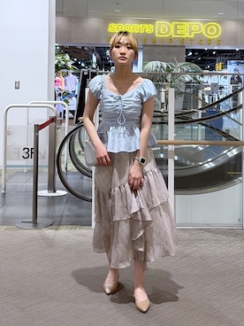 17mfmさん(レディース・158cm)の夏コーディネート
