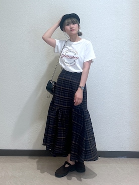 「FREE'S MART（フリーズマート）のアイテム」を使った、17mfmさん（レディース・158cm）の夏コーディネート